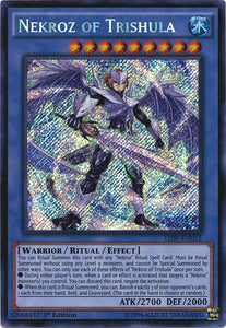 Yu-gi-oh The Secret Forces - Nekroz of Trishula - THSF-EN015 - Used Secret Rare card