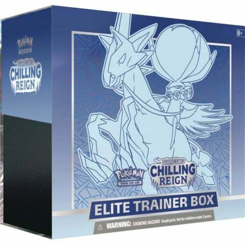 Pokemon Elite Trainer Box - Sword and Shield Chilling Reign -  Ice Rider Calyrex  BLUE