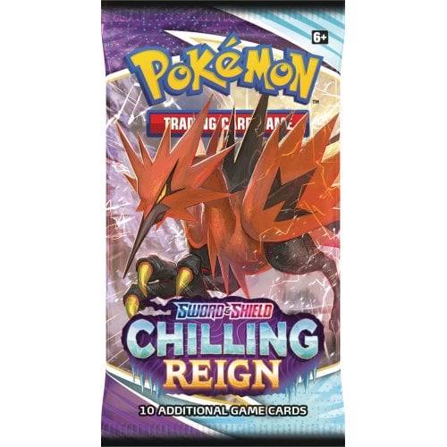 Pokemon Chilling Reign - 1 Booster Pack (10 cards per pack)