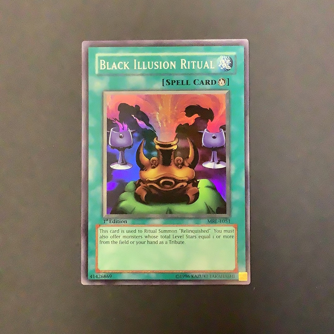 yugioh relinquished ritual card Yu-Gi-Oh Magic Ruler - Black Illusion Ritual - MRL-E051