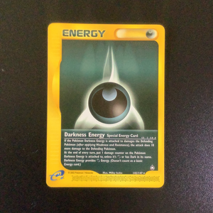 Pokemon Aquapolis - Darkness Energy - 142/147 - As New rare card
