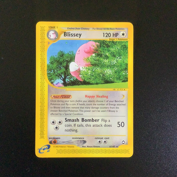 Pokemon Aquapolis - Blissey - 006/147 - As New Rare card