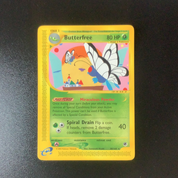 Pokemon Expedition - Butterfree - 038/165 - As New Rare card