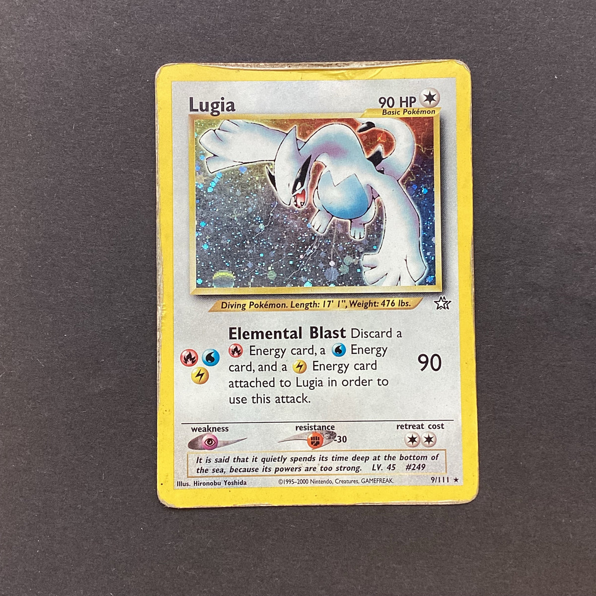 first edition lugia card Pokemon Neo Genesis - Lugia - 9/111