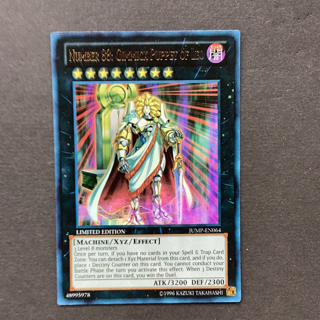 Yu-Gi-Oh! Number 88: Gimmick Puppet of Leo LIMITED EDITION Ultra Rare – Card  Empire