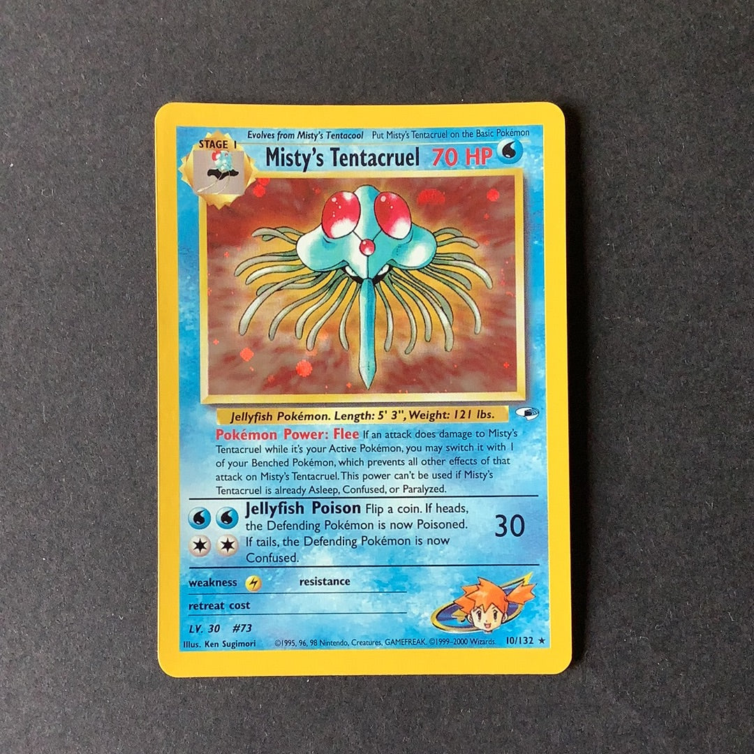misty's tentacool pokemon card Pokemon Gym Heroes - Misty's Tentacruel - 010/132