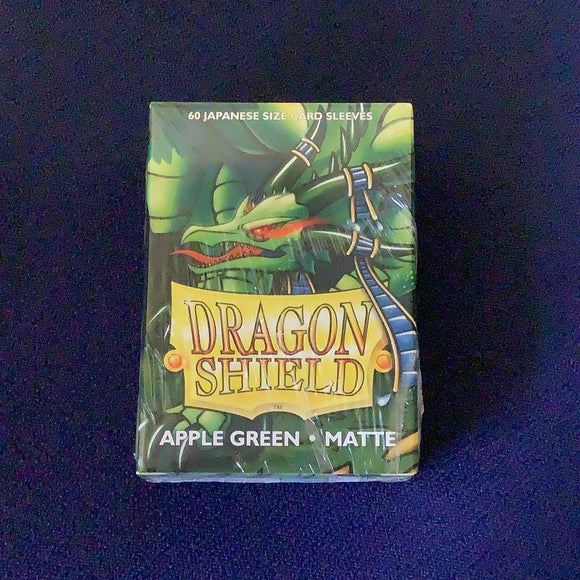 Dragon Shield - 60 Japanese size card sleeves - Apple Green Matt