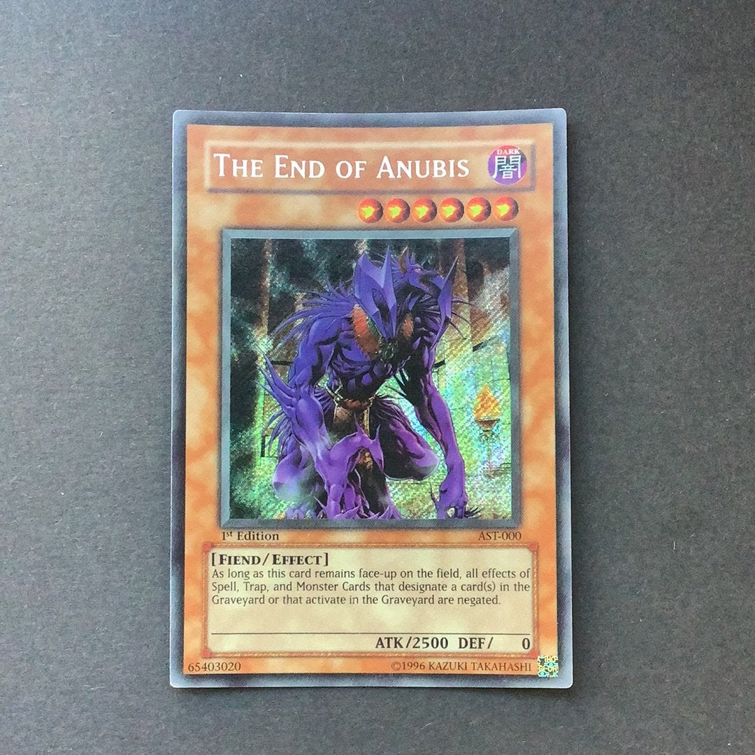 Yu-Gi-Oh Ancient Sanctuary - The End of Anubis - AST-000- Used Secret Card Empire Yu-Gi-Oh Ancient Sanctuary - The End of Anubis - AST-000- Used Secret Card Empire