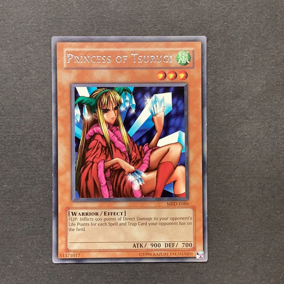 Yu-Gi-Oh Metal Raiders -  Princess of Tsurugi - MRD-E086 - As New Rare card