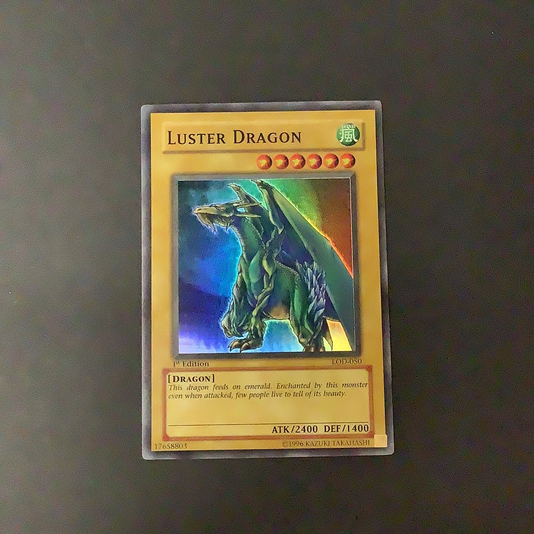 Yu-Gi-Oh Legacy of Darkness - Luster Dragon - LOD-050*U - Used Super R Card Empire Yu-Gi-Oh Legacy of Darkness - Luster Dragon - LOD-050*U - Used Super R Card Empire