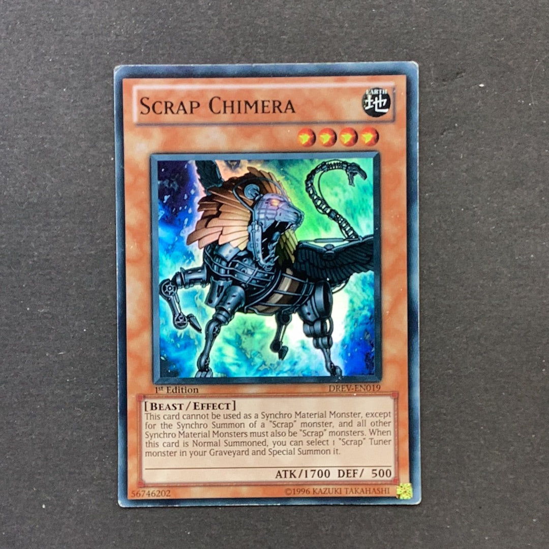 damaged yugioh cards Yu-Gi-Oh Duelist Revolution - Scrap Chimera - DREV-EN019