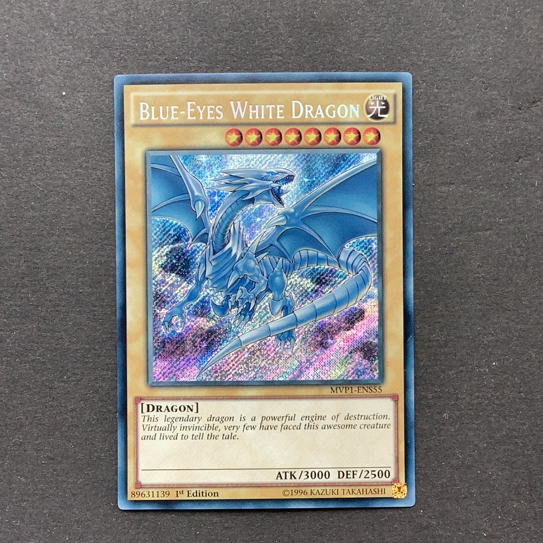 Yu-Gi-Oh! Blue-Eyes White Dragon MVP1-ENS55 1st edition Secret Rare Us Card Empire Yu-Gi-Oh! Blue-Eyes White Dragon MVP1-ENS55 1st edition Secret Rare Us Card Empire