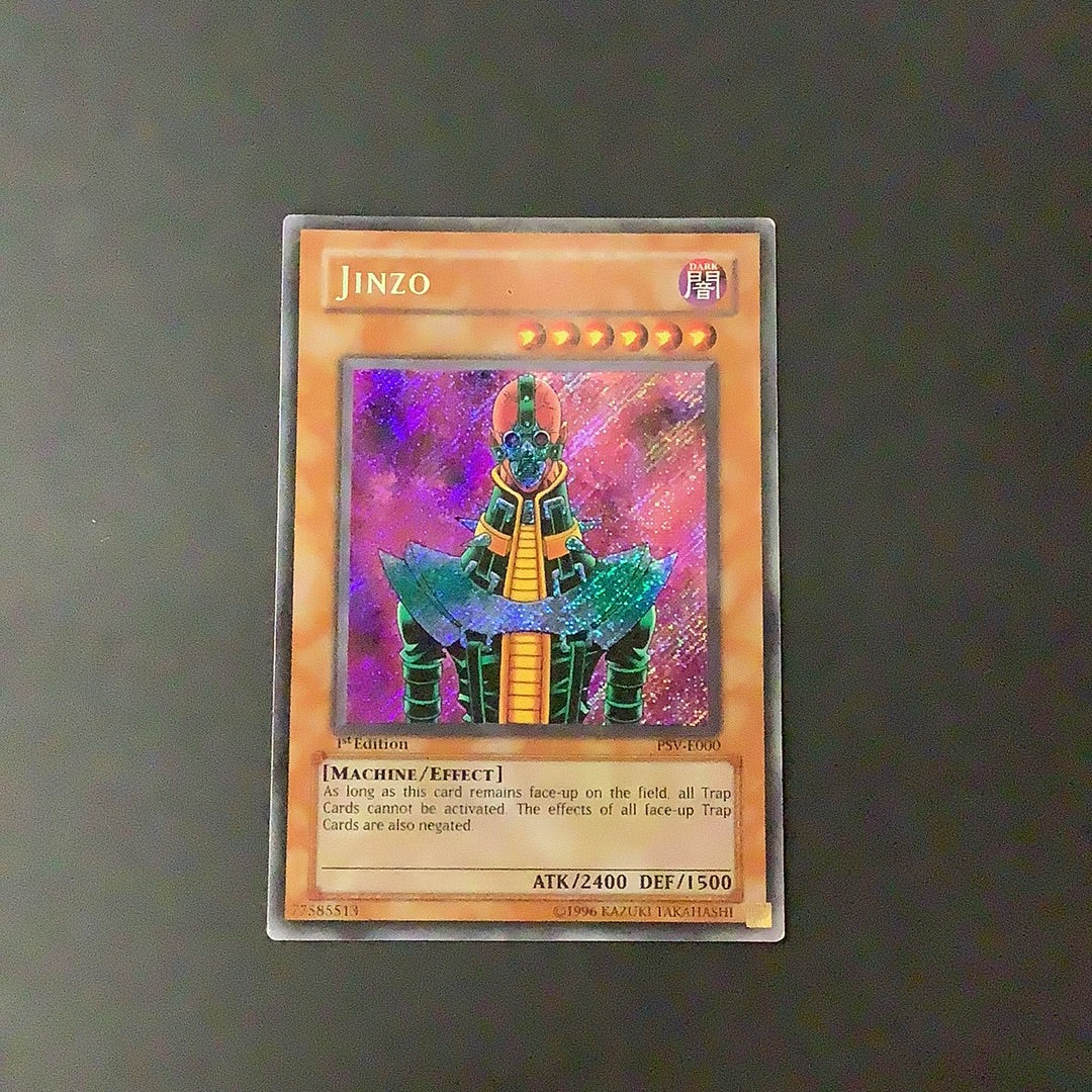 Yu-Gi-Oh Pharaoh's Servant - Jinzo - PSV-E000 - Used Secret Rare card Card Empire Yu-Gi-Oh Pharaoh's Servant - Jinzo - PSV-E000 - Used Secret Rare card Card Empire