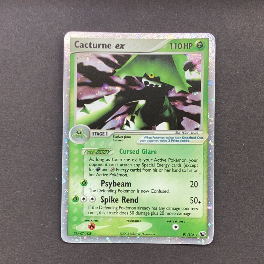 Pokemon EX Ruby & Sapphire EX Emerald - Cacturne EX - 91/106 - As New Card Empire Pokemon EX Ruby & Sapphire EX Emerald - Cacturne EX - 91/106 - As New Card Empire