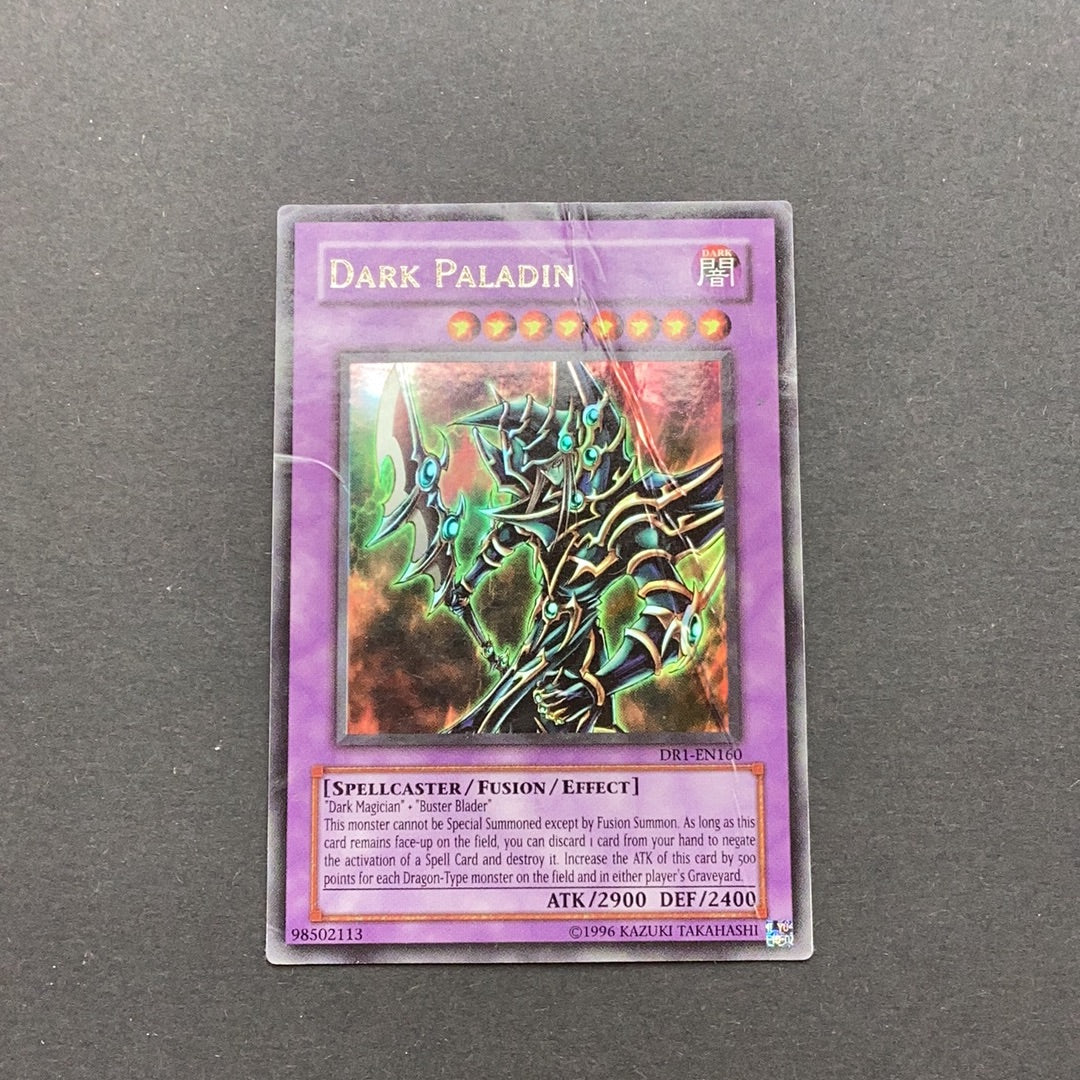 yugioh card dark paladin Yu-Gi-Oh Dark Revelations 1 - Dark Paladin WORN - DR1-EN160