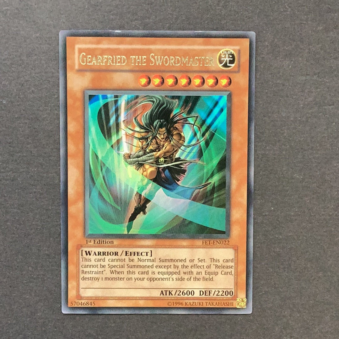 yugioh gearfried cards Yu-Gi-Oh Flaming Eternity - Gearfried the Swordmaster - FET-EN022