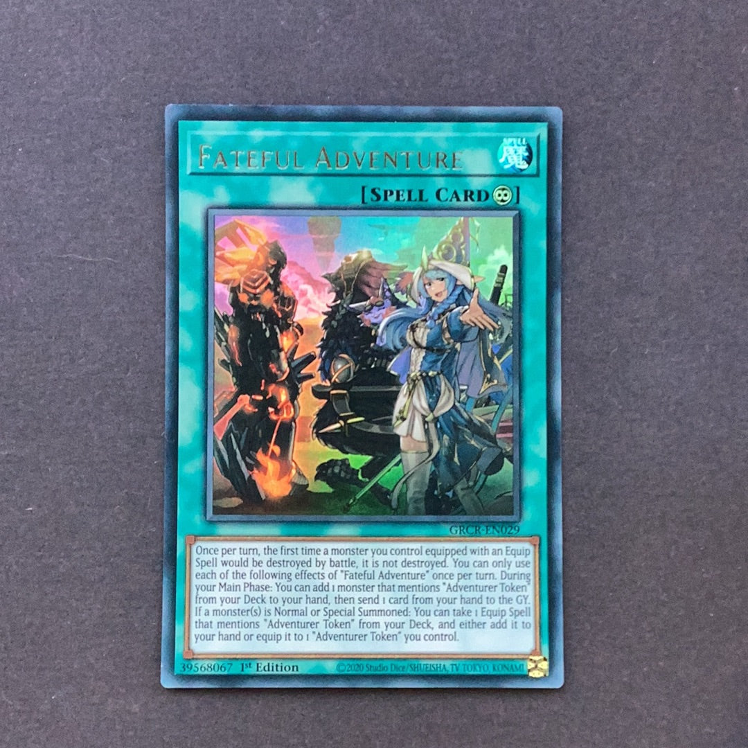 Yu-Gi-Oh! Fateful Adventure GRCR-EN029 Ultra Rare 1st edition Near Min –  Card Empire
