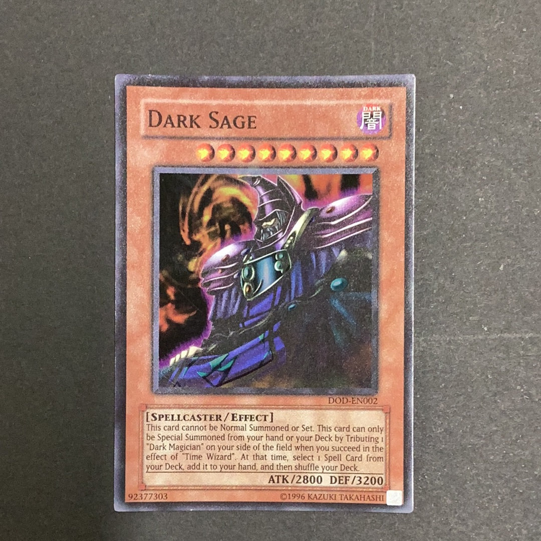 the dark sage yugioh card Yu-Gi-Oh - Dawn of Destiny - Dark Sage - DOD-EN002