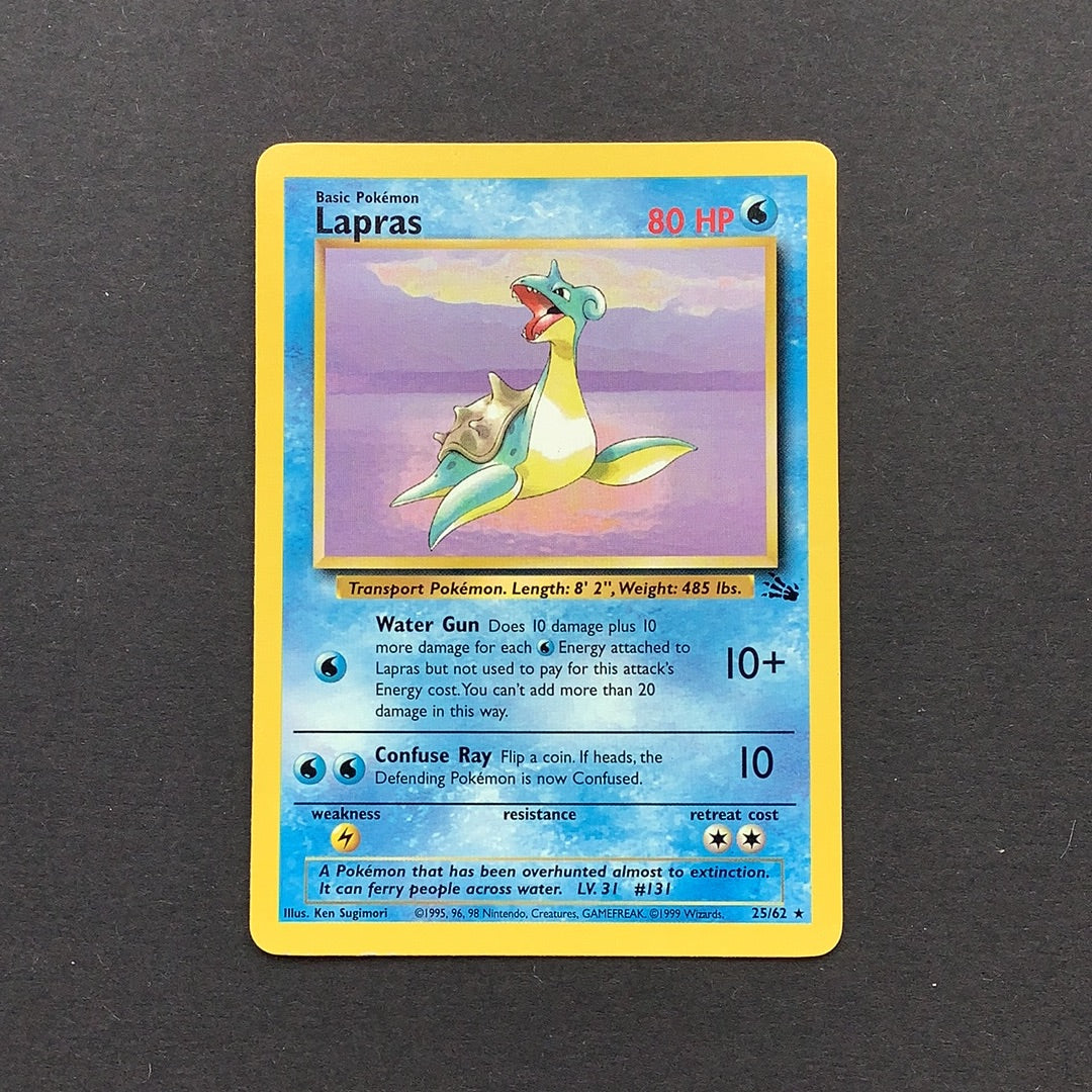 Pokemon Fossil - Lapras - 025/62*U