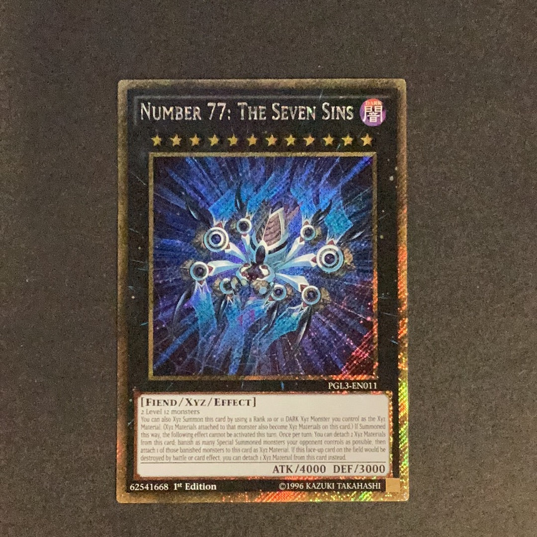 Yu-Gi-Oh Premium Gold Infinite Gold - Number 77: The Seven Sins - PGL3 Card Empire Yu-Gi-Oh Premium Gold Infinite Gold - Number 77: The Seven Sins - PGL3 Card Empire