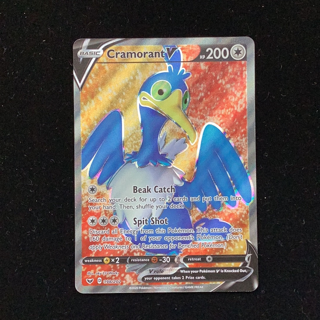 Pokemon Sword & Shield Base Set - Cramorant V - 198/202 - As New Rare  Card  Empire