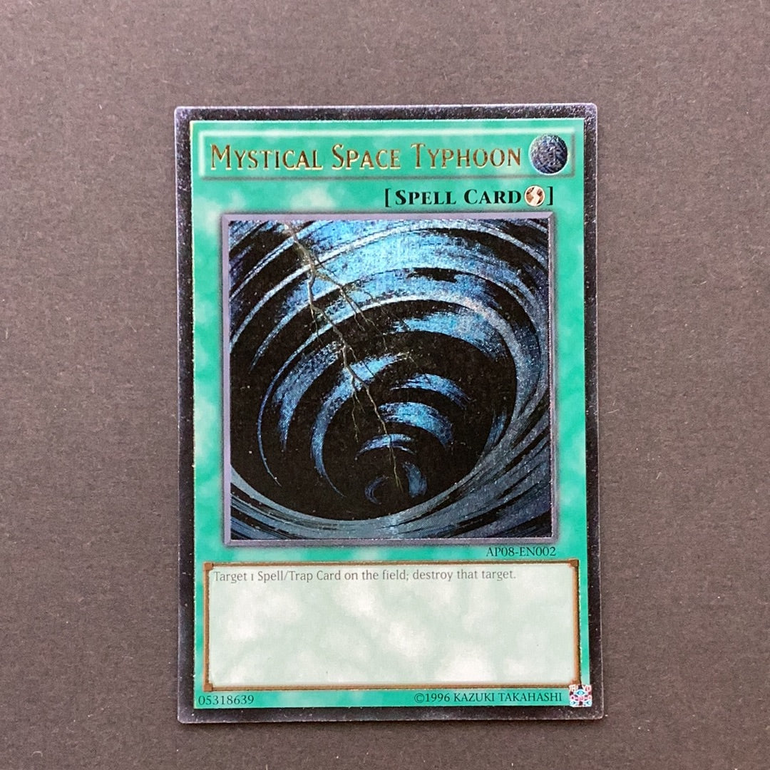 Yu-Gi-Oh! Mystical Space Typhoon AP08-EN002 Ultimate Rare Used 
