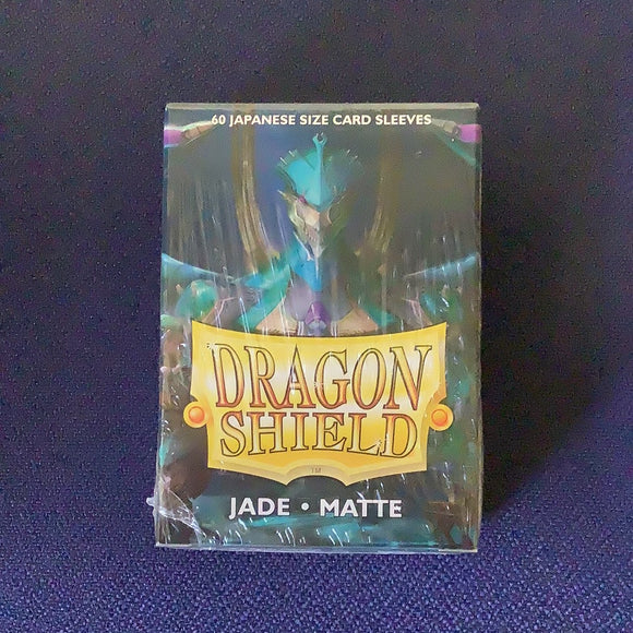 Dragon Shield - 60 Japanese size card sleeves - Jade Matt