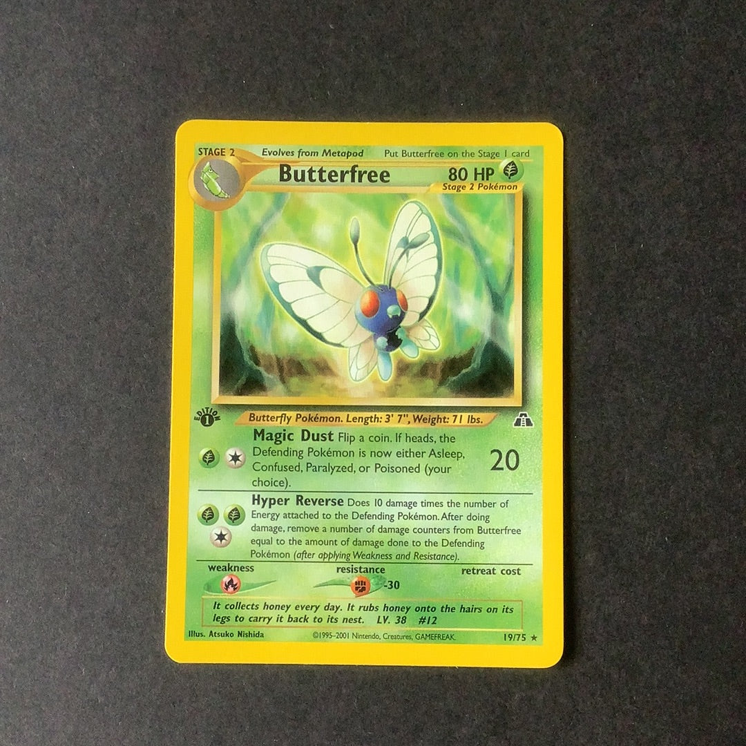 Pokemon Neo Discovery - Butterfree (1st Edition) - 019/75-011009