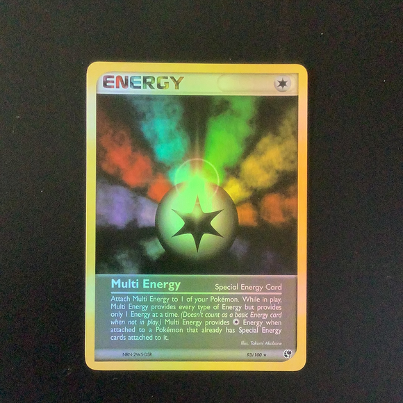 Pokemon EX Sandstorm - Multi Energy - 093/100 - As New Reverse HoloRare card