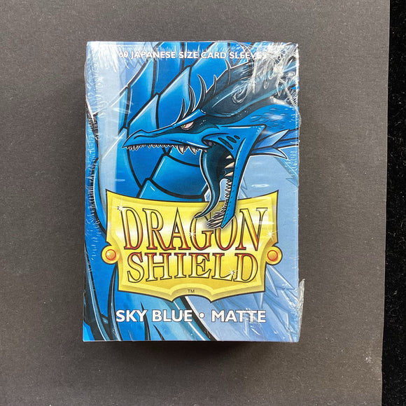 Dragon Shield - 60 Japanese size card sleeves - Sky Blue Matte