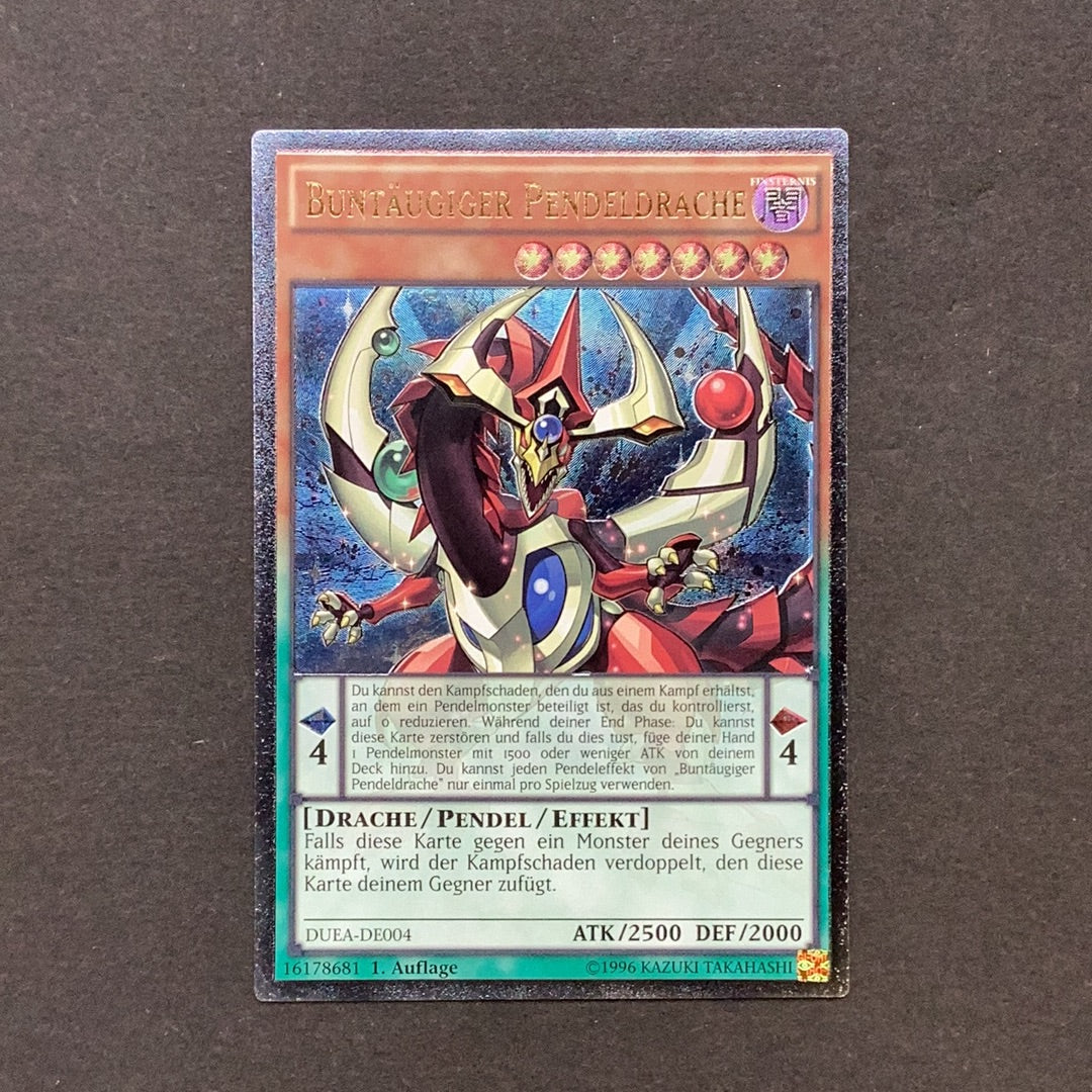 yugioh manga promotional cards Yu-Gi-Oh Duelist Alliance - Odd-Eyes Pendulum Dragon - DUEA-DE004