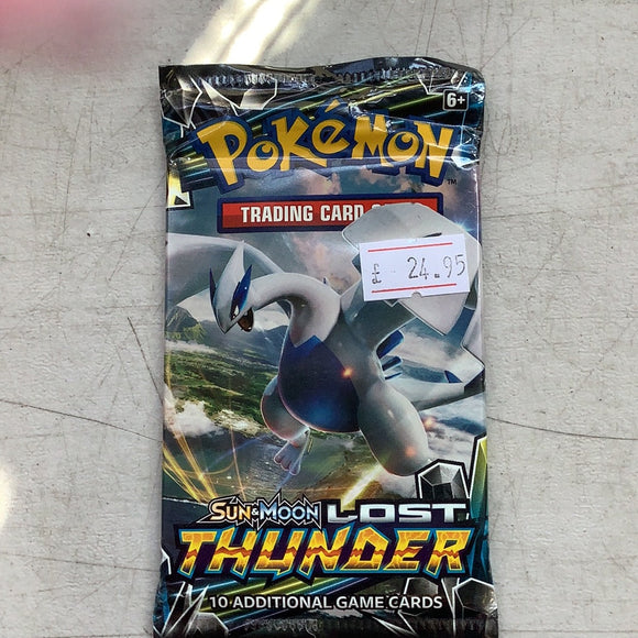 Pokemon Sun and Moon Lost Thunder - 1 Booster Pack (11 cards per pack)