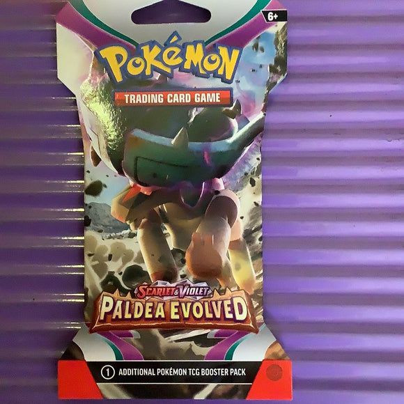 Pokemon - Paldea Evolved sleeved booster x1