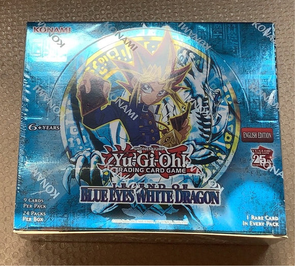 Yu-Gi-Oh 25th Anniversary Legend of Blue Eyes White Dragon Booster Box