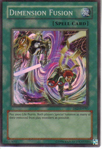Yu-Gi-Oh Dark Revelations 2 - Dimension Fusion - DR2-EN095 - Used Super Rare card