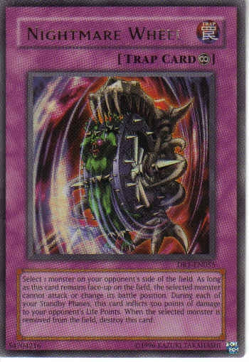 Yu-Gi-Oh Dark Revelations 1 - Nightmare Wheel - DR1-EN055 - Used Ultra Rare card