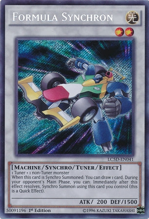 Yu-Gi-Oh Legendary Collection 5D's - Formula Synchron - LC5D-EN041 - Used Secret Rare card