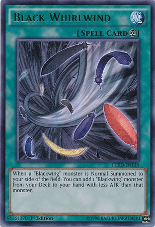 Yu-Gi-Oh Legendary Collection 5D's - Black Whirlwind - LC5D-EN138 - Used Ultra Rare card