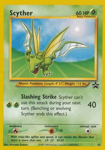 Pokemon - Wizards Black Star Promo cards - Scyther - 45 - As New Promo card