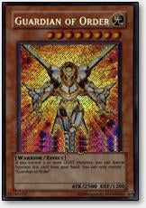 Yu-Gi-Oh Light of Destruction - Guardian Of Order - LODT-EN000 - Used Secret Rare card