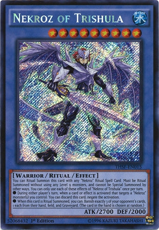 Yu-gi-oh The Secret Forces - Nekroz of Trishula - THSF-EN015 - Used Secret Rare card