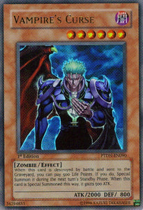 Yu-Gi-Oh Phantom Darkness - Vampire's Curse - PTDN-EN090 - Used Ultimate Rare card