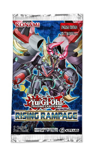Yu-Gi-Oh Rising Rampage - 1 Booster Packet - 1st Edition