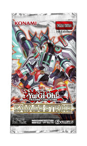 Yu-Gi-Oh Savage Strike - 1 Booster Packet Unlimited - New Booster Packet