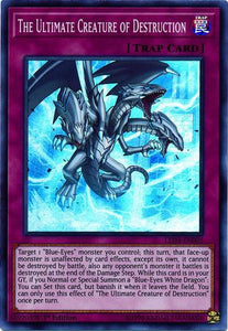 Yu-Gi-Oh Legendary Duelists: White Dragon Abyss - The Ultimate Creature of Destruction - LED3-EN005 - Used Super Rare card