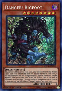 Yu-Gi-Oh Cybernetic Horizon - Danger! Bigfoot! - CYHO-EN082-LY31 - Used Secret Rare card