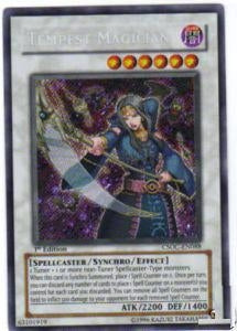 Yu-Gi-Oh Crossroads of Chaos - Tempest Magician - CSOC-EN088-LY142 - Used Secret Rare card