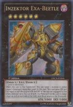 Yu-Gi-Oh Order Of Chaos - Inzektor Exa-Beetle - ORCS-EN046 - Used Secret Rare card