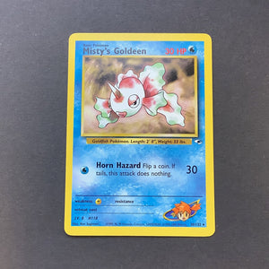 Pokemon Gym Heroes - Misty's Goldeen - 30/132 - Used Rare Card