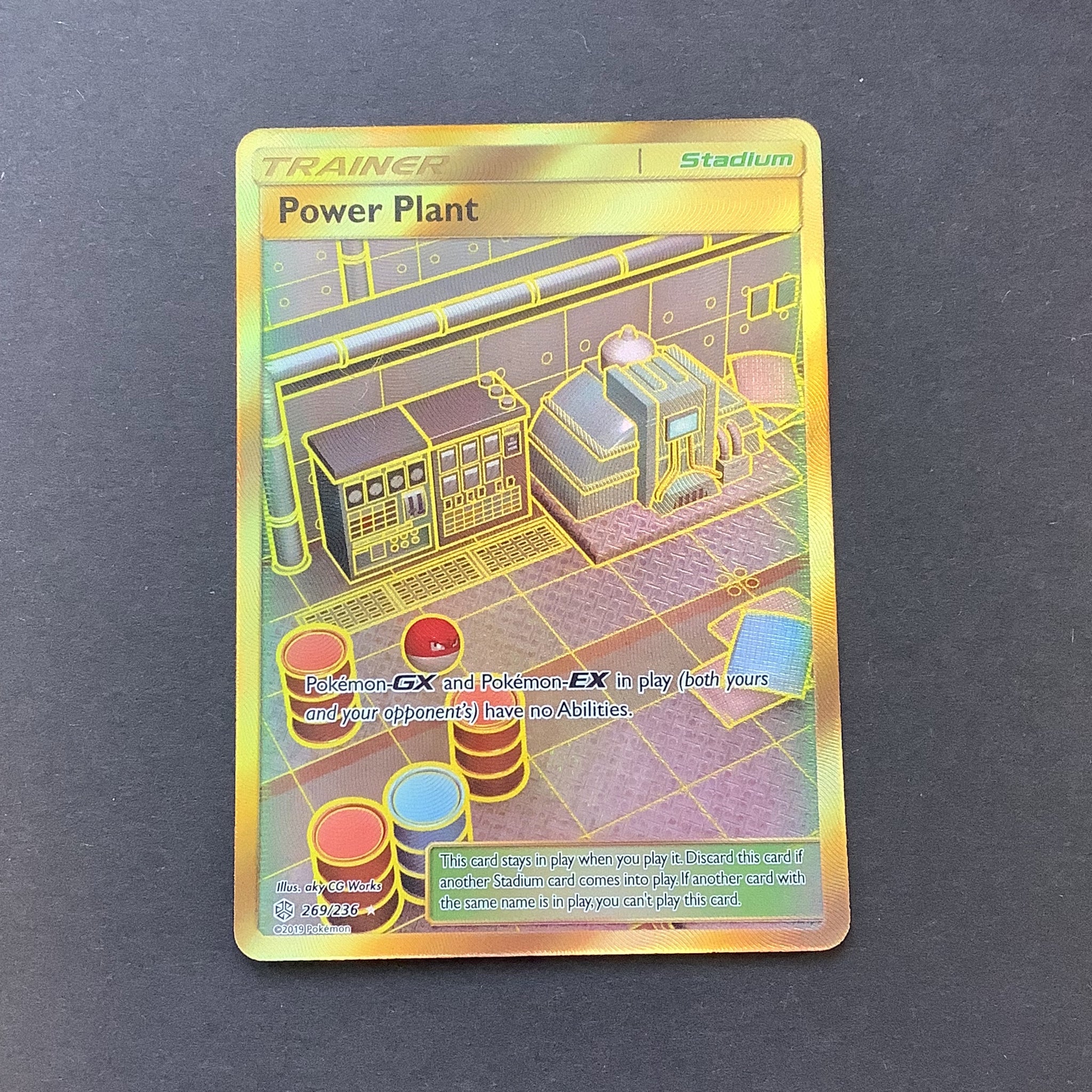 pokemon gold power plant card Pokemon Sun & Moon Cosmic Eclipse - Power Plant - 269/236